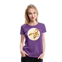 Thumbnail for Women’s Mosaic Scorpio Premium T-Shirt - purple