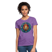 Thumbnail for Women's Mosaic Leo T-Shirt - purple heather