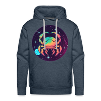 Thumbnail for Men’s Mystic Cancer Premium Hoodie - heather denim