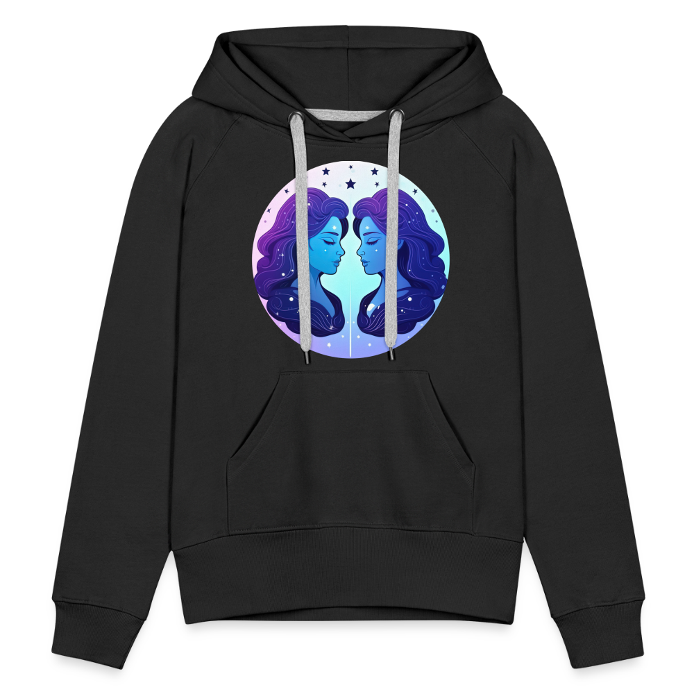 Women’s Magic Gemini Premium Hoodie - black