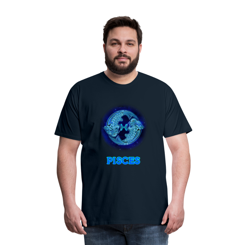 Men's Pisces Premium T-Shirt - deep navy