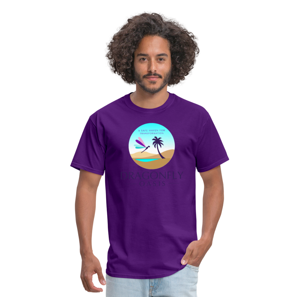 Men's Dragonfly Classic T-Shirt - purple