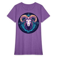 Thumbnail for Women's Magic Capricorn T-Shirt - purple heather