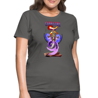 Thumbnail for Astral Capricorn Women's T-Shirt - charcoal