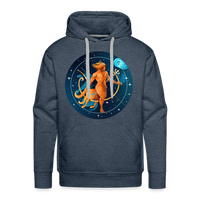 Thumbnail for Men’s Mythical Sagittarius Premium Hoodie - heather denim