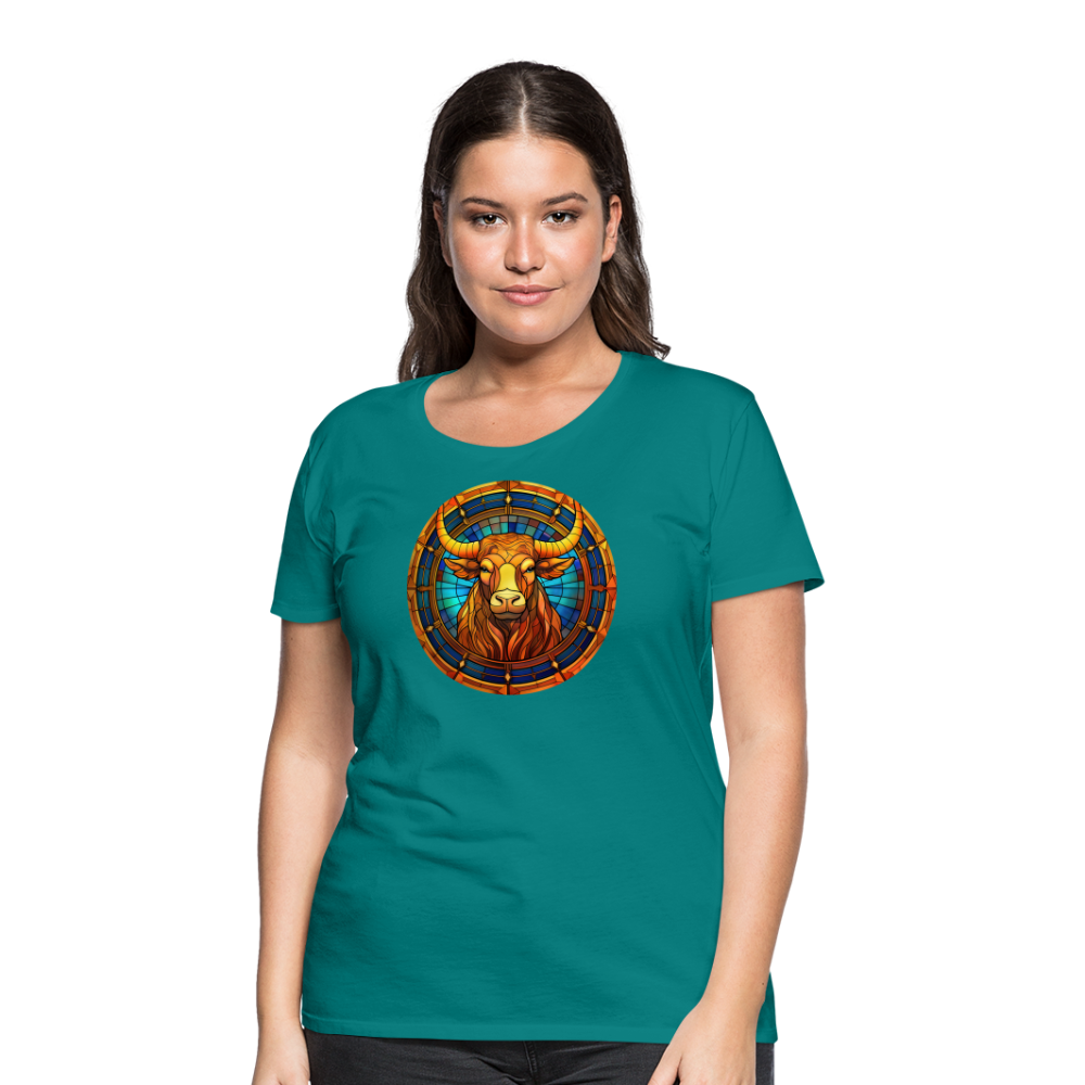 Women’s Mosaic Taurus Premium T-Shirt - teal