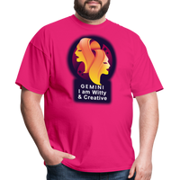 Thumbnail for Men's Glow Gemini Classic T-Shirt - fuchsia