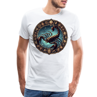 Thumbnail for Men's Mythical Scorpio Premium T-Shirt - white