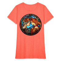 Thumbnail for Women's Mosaic Gemini T-Shirt - heather coral