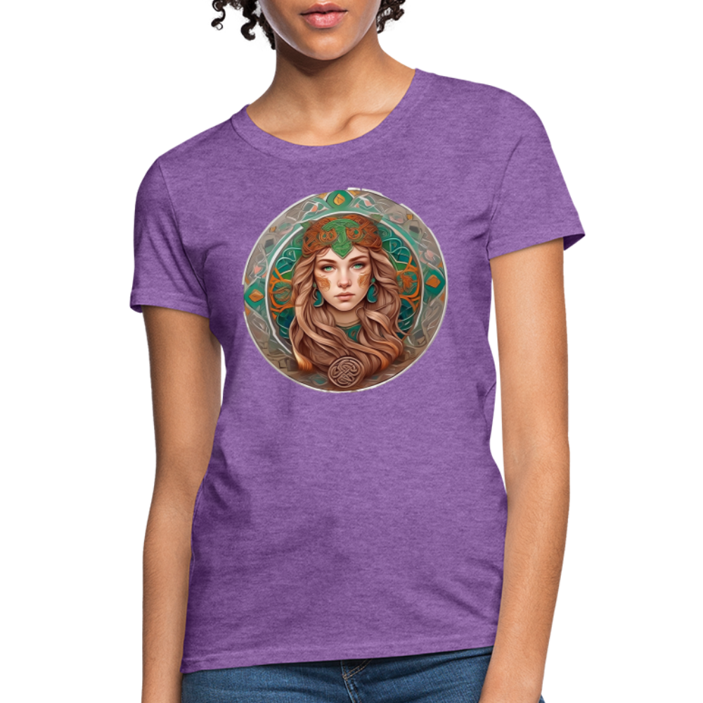 Women's Mythical Virgo T-Shirt - purple heather