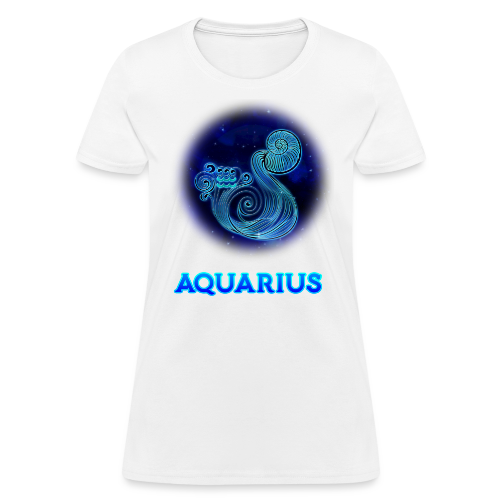 Women's Stellar Aquarius T-Shirt - white