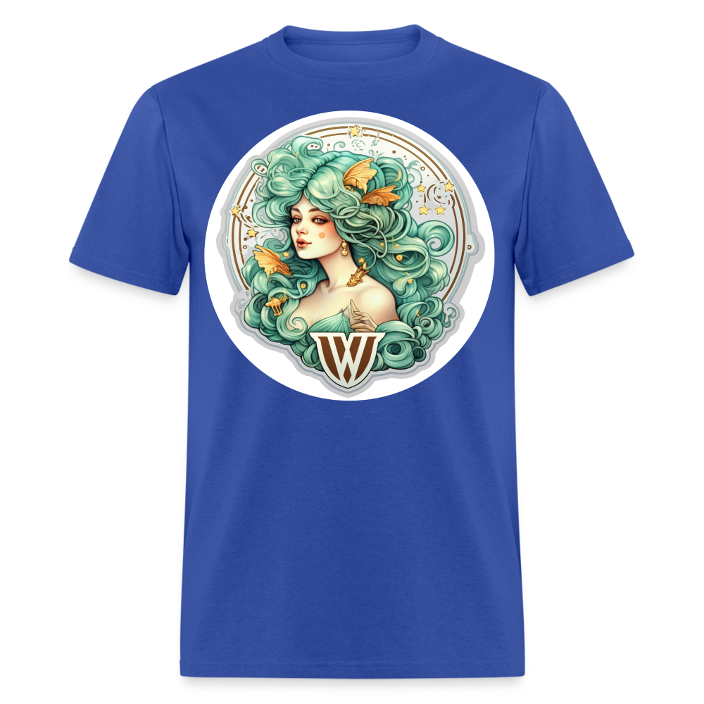 Men's Symbol Virgo Classic T-Shirt - royal blue