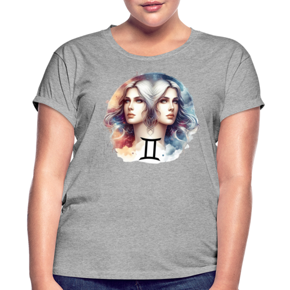 Women's Mythical Gemini Relaxed Fit T-Shirt - heather gray