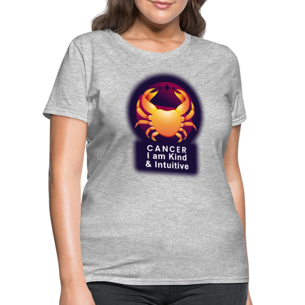 Women's Glow Cancer T-Shirt - heather gray