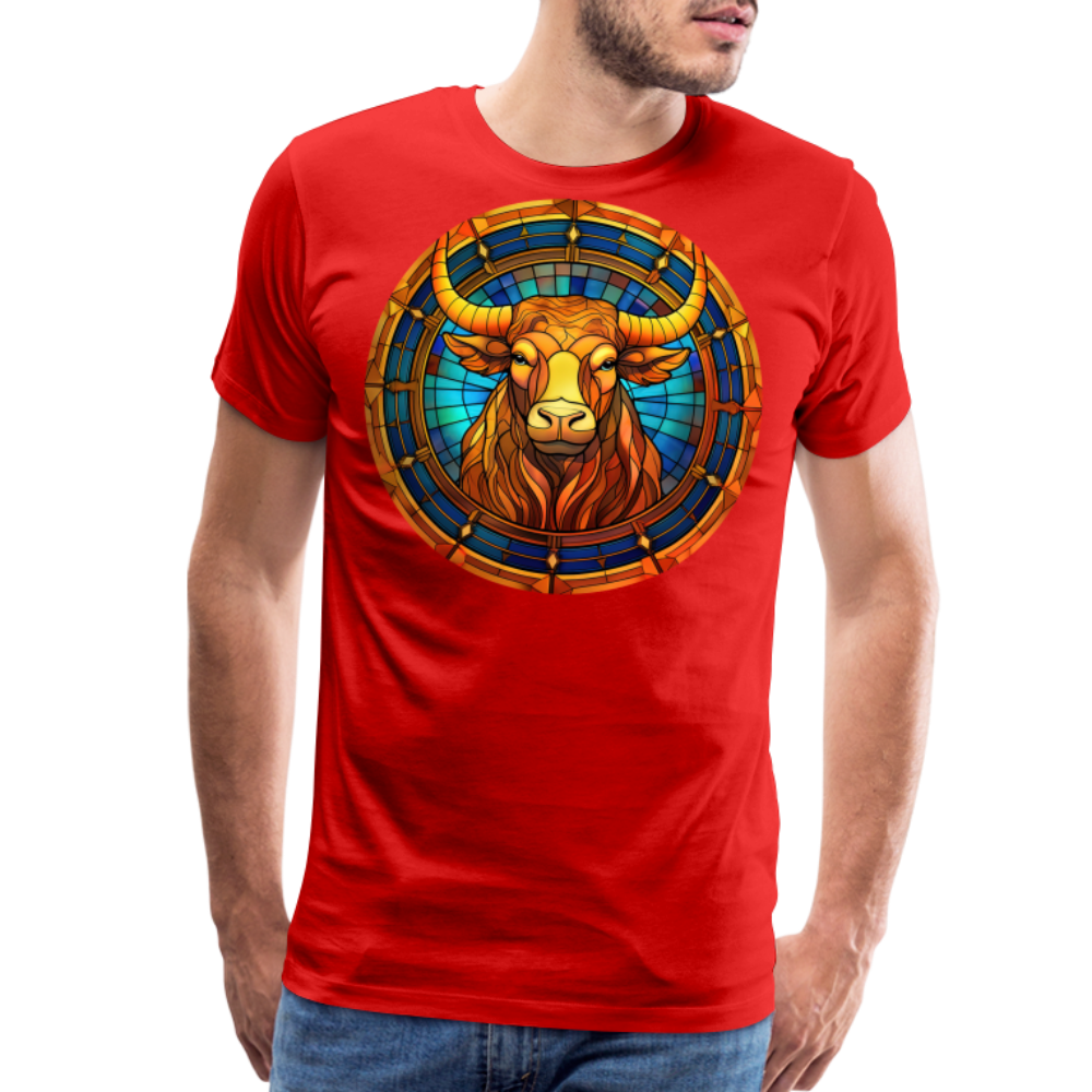 Men's Mosaic Taurus Premium T-Shirt - red