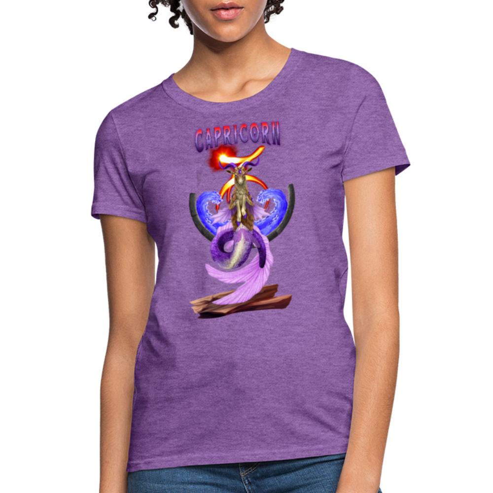 Astral Capricorn Women's T-Shirt - purple heather