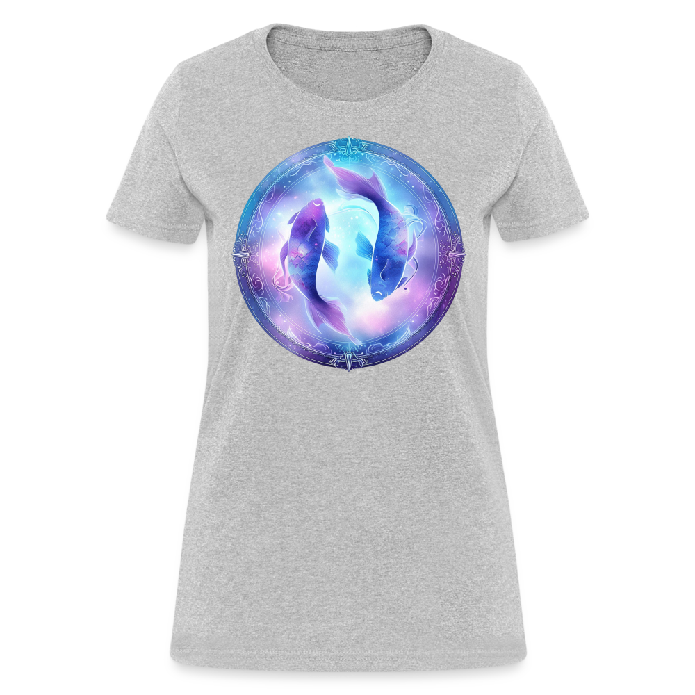 Women's Classic Pisces T-Shirt - heather gray