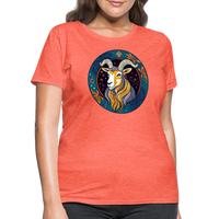 Thumbnail for Women's Mythical Capricorn T-Shirt - heather coral