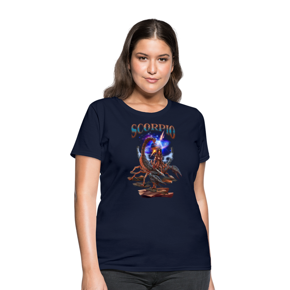 Women's Astral Scorpio T-Shirt - navy