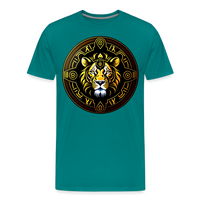 Thumbnail for Men's Mythical Leo Premium T-Shirt - teal