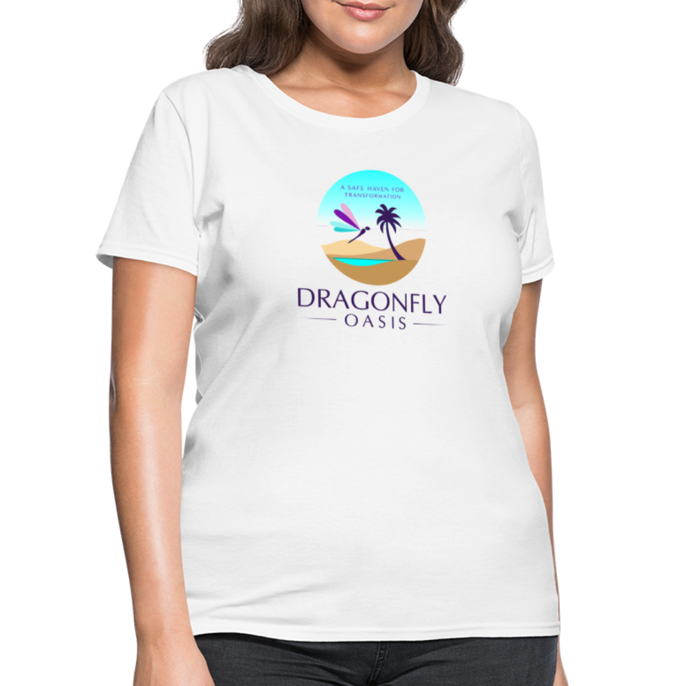 Women's Dragonfly Oasis V.1 Capricorn T-Shirt - white