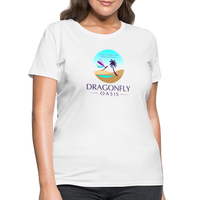 Thumbnail for Women's Dragonfly Oasis V.1 Capricorn T-Shirt - white