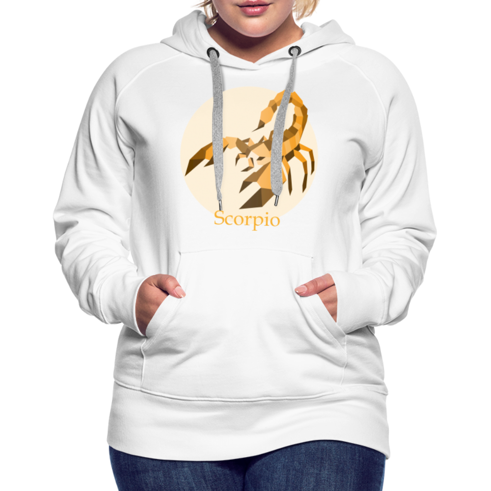 Women’s Mosaic Scorpio Premium Hoodie - white