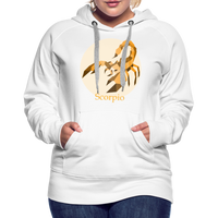 Thumbnail for Women’s Mosaic Scorpio Premium Hoodie - white