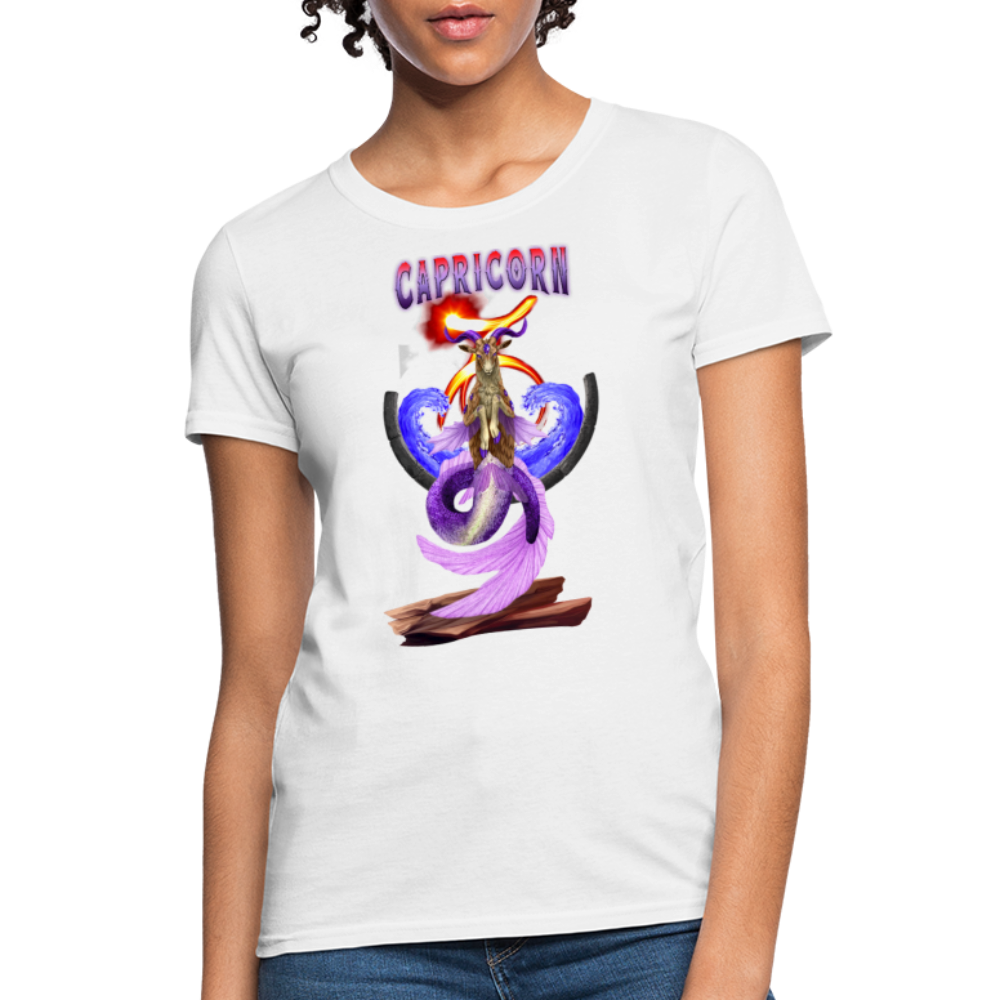 Astral Capricorn Women's T-Shirt - white