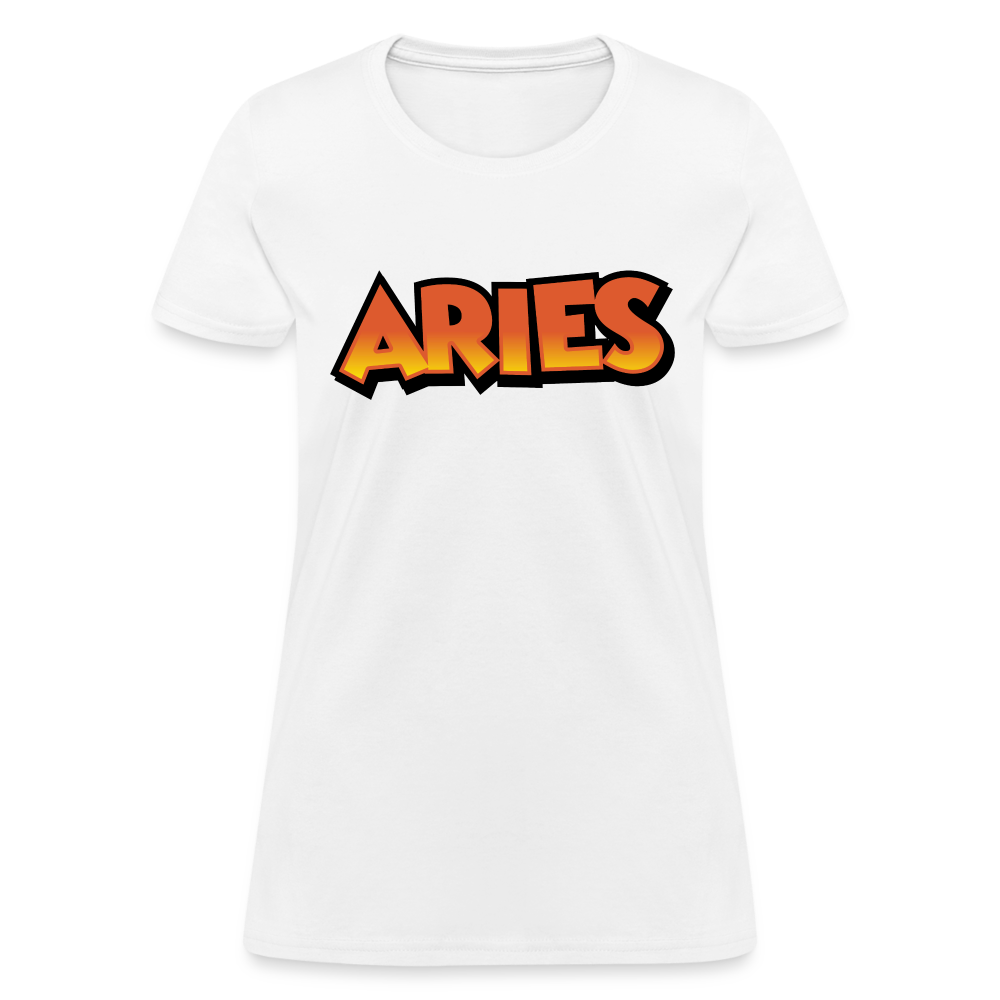 Women's Aries New Design T-Shirt - white