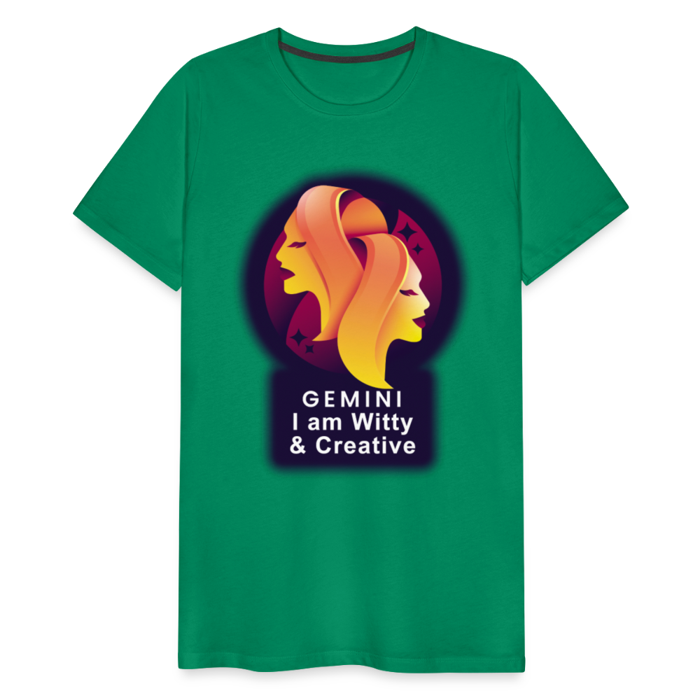 Men's Glow Gemini Premium T-Shirt - kelly green