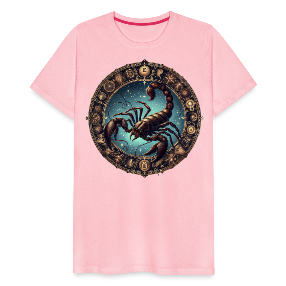 Men's Mythical Scorpio Premium T-Shirt - pink