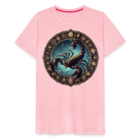 Thumbnail for Men's Mythical Scorpio Premium T-Shirt - pink