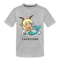 Thumbnail for Kid’s Sweet Astro Capricorn Premium Organic T-Shirt - heather gray