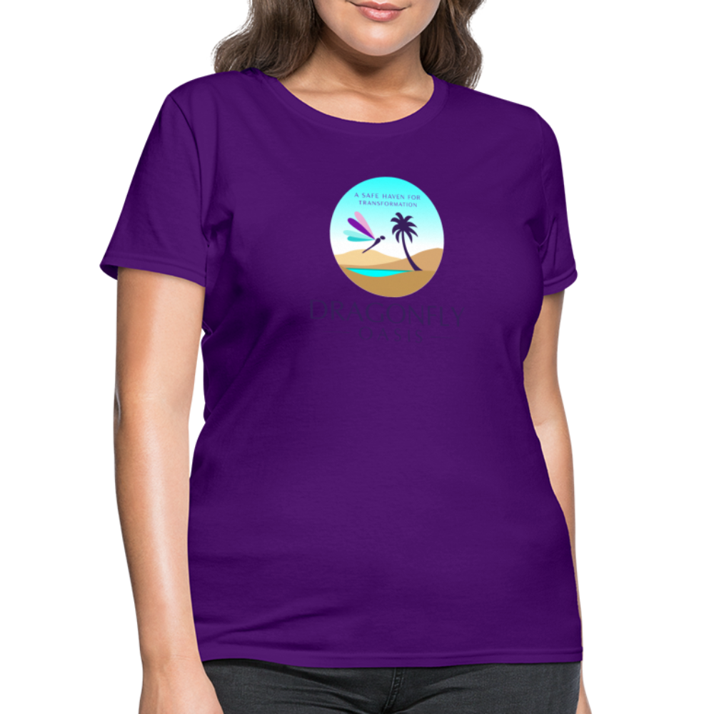 Women's Dragonfly Oasis V.1 Capricorn T-Shirt - purple