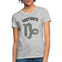 Thumbnail for Women's Power Words Capricorn T-Shirt - heather gray