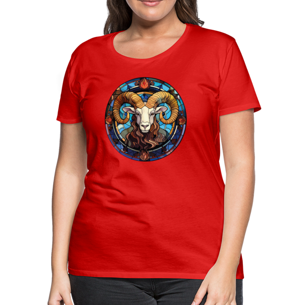 Women’s Mosaic Aries Premium T-Shirt - red