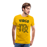 Thumbnail for Men's Power Words Virgo Premium T-Shirt - sun yellow