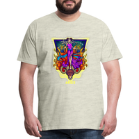 Thumbnail for Men's Psychedelic Premium T-Shirt - heather oatmeal