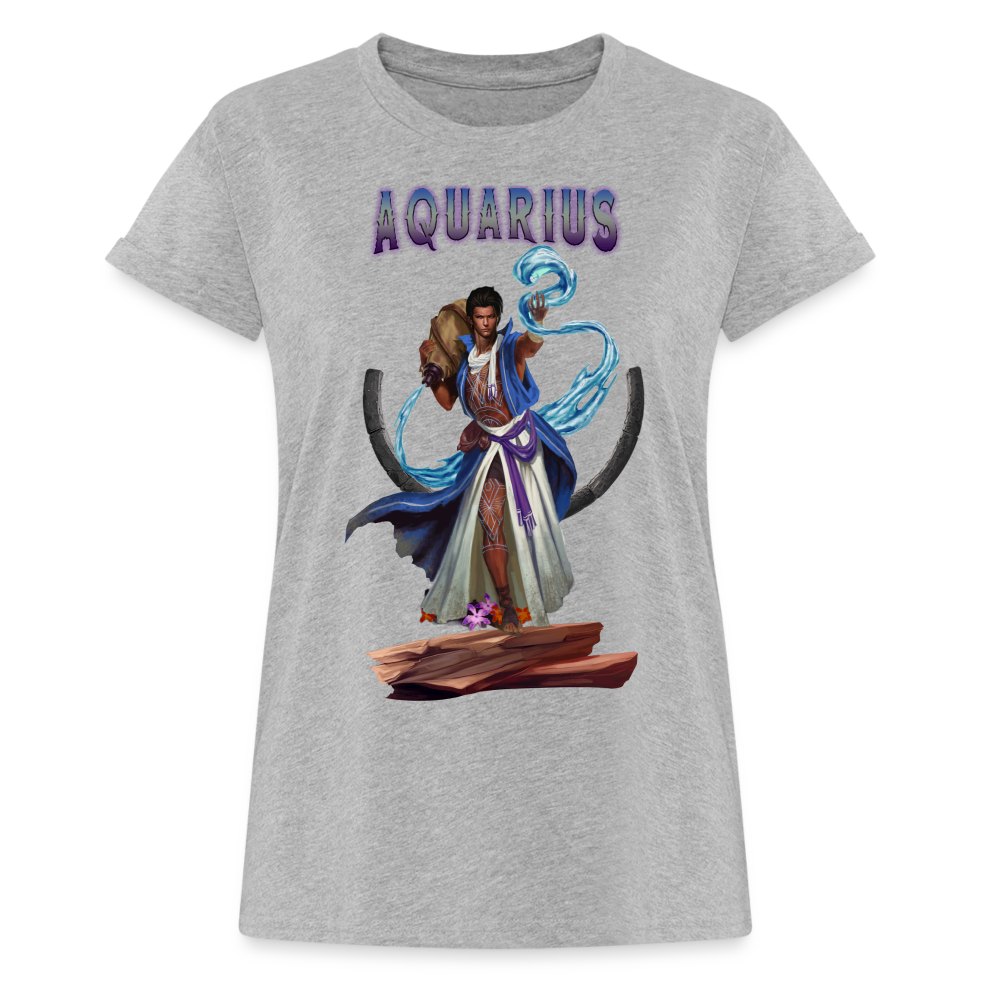 Women's Astral Aquarius Relaxed Fit T-Shirt - heather gray