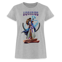 Thumbnail for Women's Astral Aquarius Relaxed Fit T-Shirt - heather gray