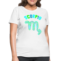 Thumbnail for Women's Power Words Scorpio T-Shirt - white