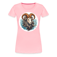 Thumbnail for Women’s Symbol Capricorn Premium T-Shirt - pink