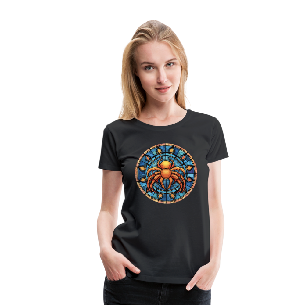 Women’s Mosaic Cancer Premium T-Shirt - black