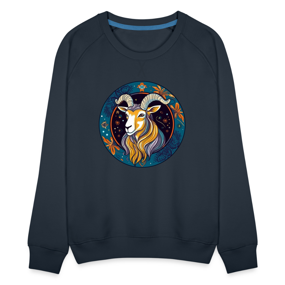 Women’s Mythical Capricorn Premium Sweatshirt - navy