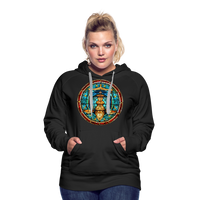 Thumbnail for Women’s Mosaic Libra Premium Hoodie - black