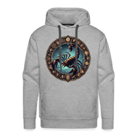 Thumbnail for Men’s Mythical Scorpio Premium Hoodie - heather grey