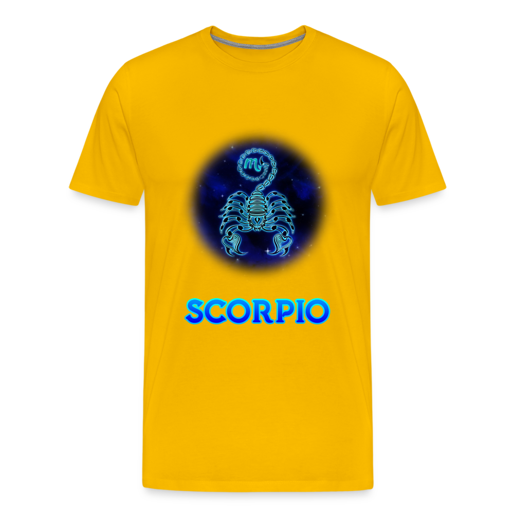 Men's Scorpio Premium T-Shirt - sun yellow