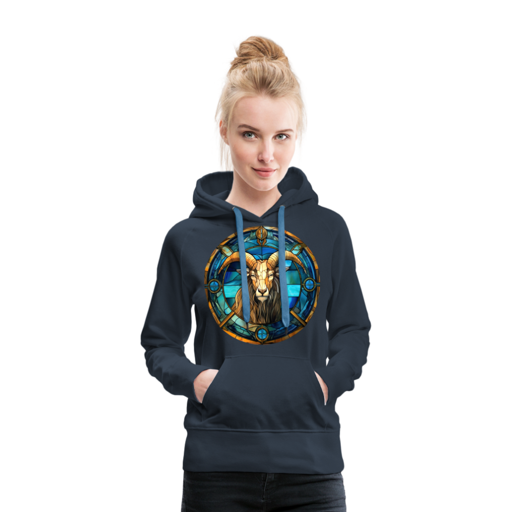 Women’s Mosaic Capricorn Premium Hoodie - navy