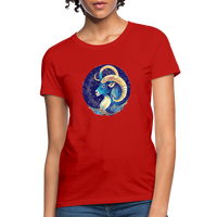 Thumbnail for Women's Mythical Capricorn T-Shirt - red